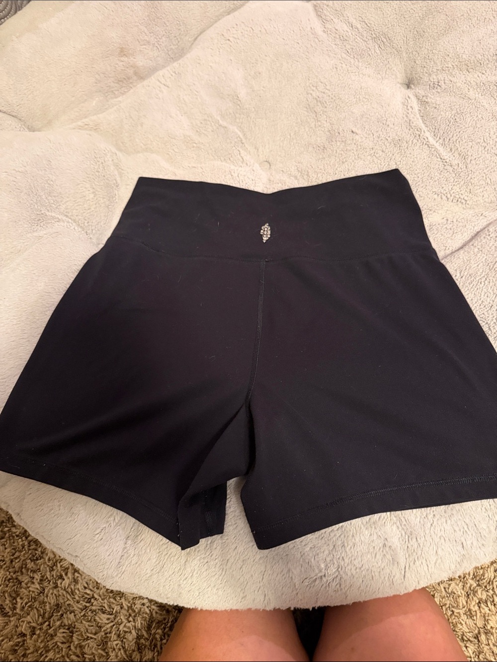 FP Movement by Free People Black High-Rise Bike Shorts